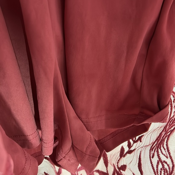 HONEY PUNCH - Lace maxi dress romper embroidered kimono sleeves small bohemian - Picture 13 of 14